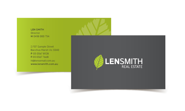 Len Smith Business Card Quality Branding