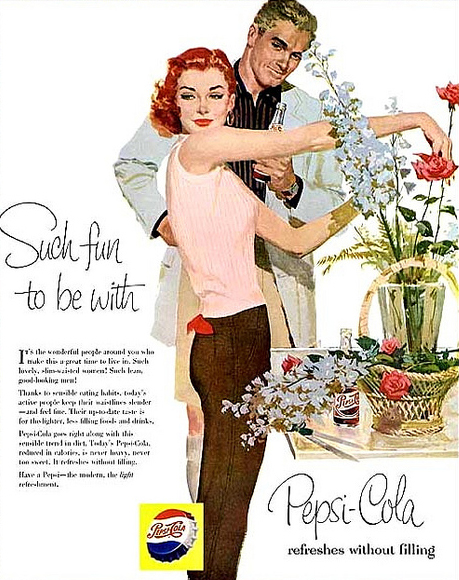 Beautiful 1950’s Pepsi Advertisements