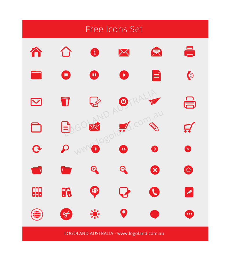48 Free Red Vector Icons!