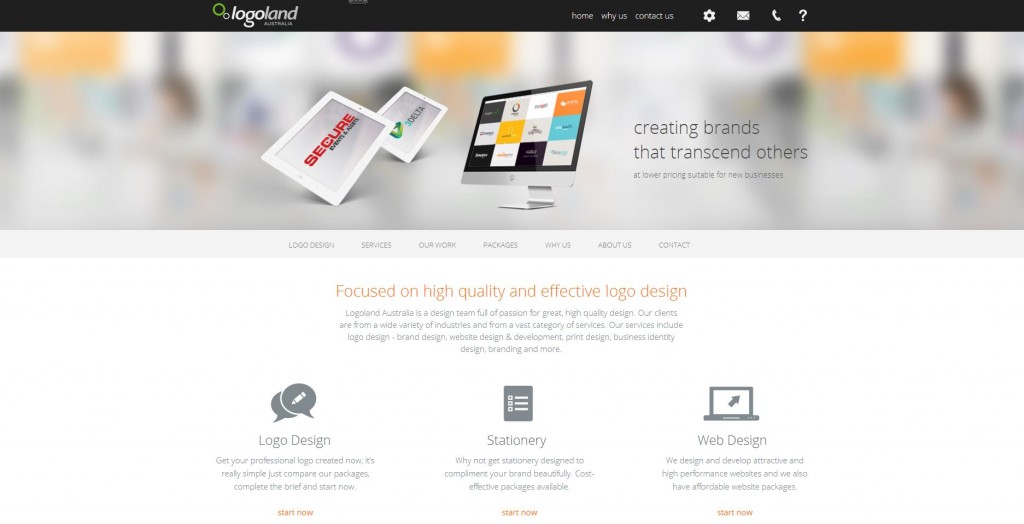 Logoland's 2014 New website
