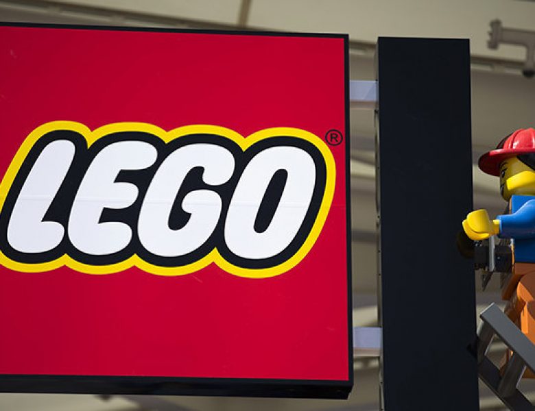 history of the lego company logo