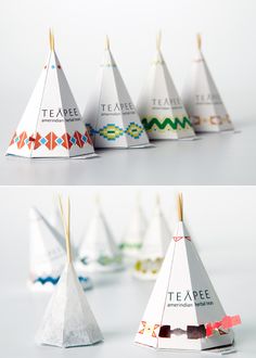 Cool Tent Tea Label Design