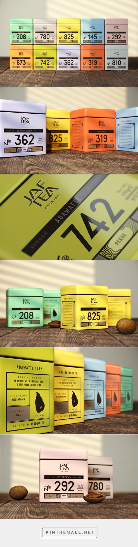 Modern Tea Label Design