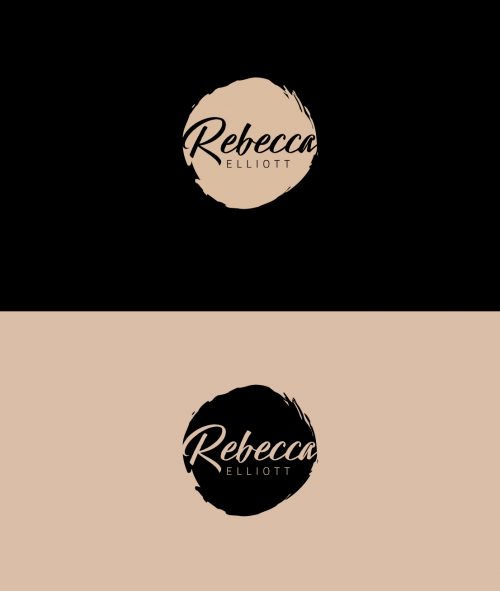 Case Study of Rebecca Elliott Logo design concept