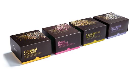 Beautiful Box Tea Label Design