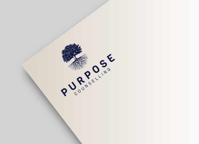 Purpose Counselling logo design brand design Melbourne Agency